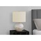 Monarch Specialties Lighting, 20 in.H, Table Lamp, Grey Concrete, Ivory / Cream Shade, Contemporary I 9717 - alternate 4